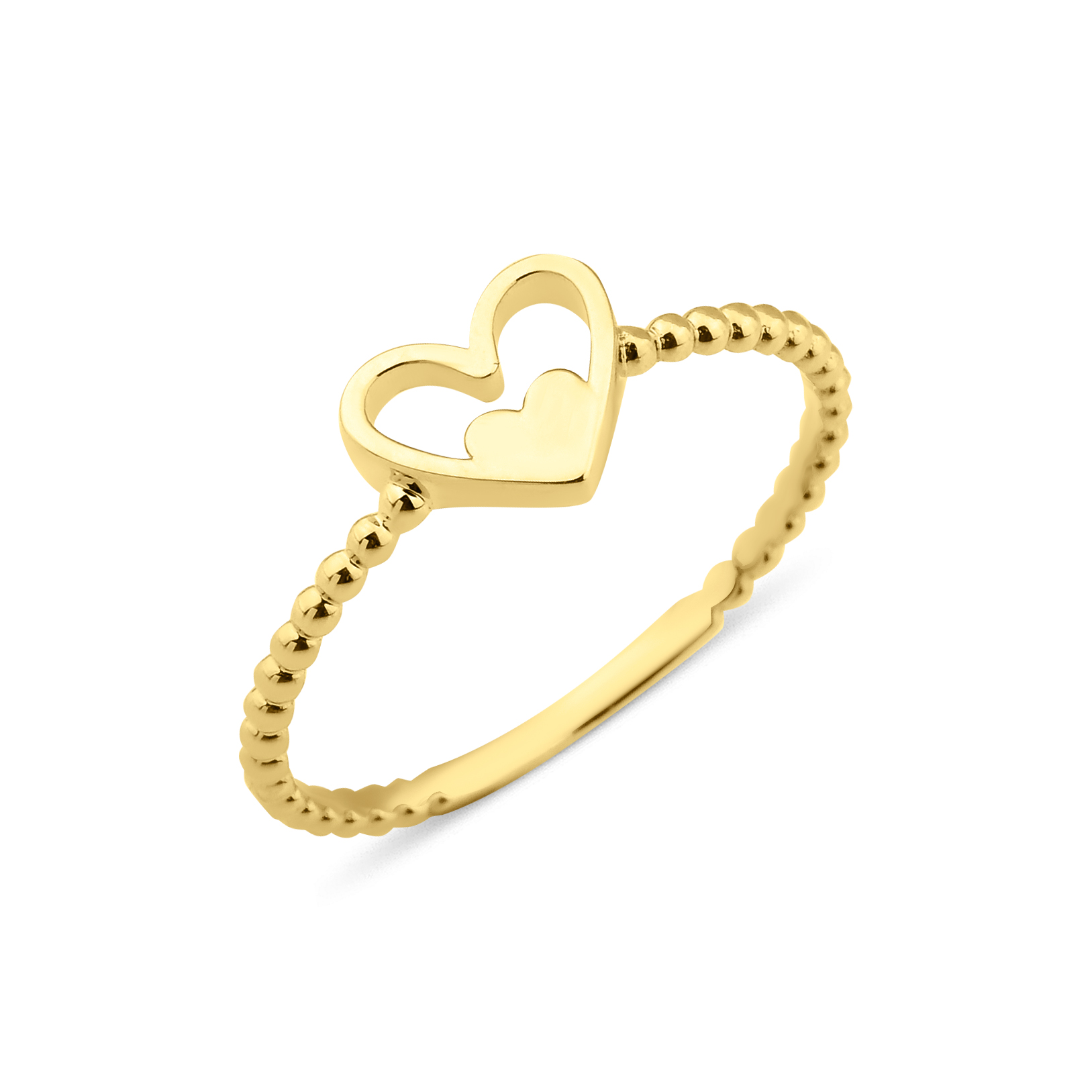 Amour Bead Altın Yüzük